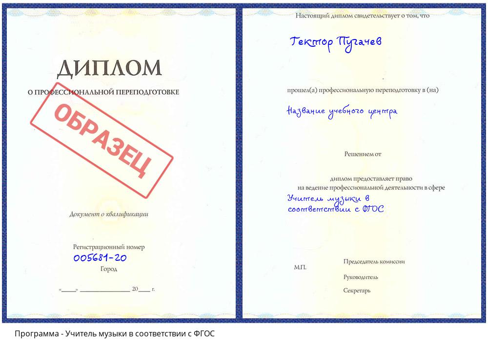 Учитель музыки в соответствии с ФГОС Асбест
