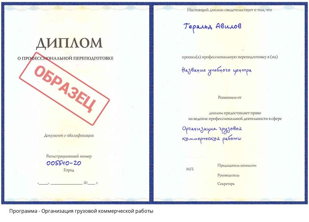 Организация грузовой коммерческой работы Асбест