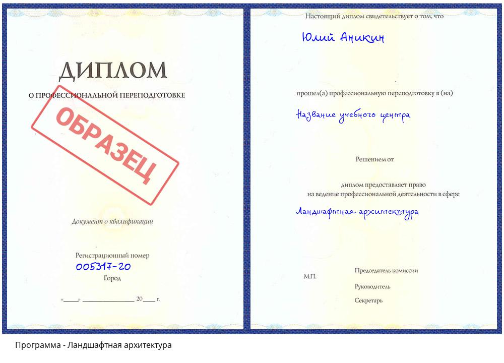 Ландшафтная архитектура Асбест